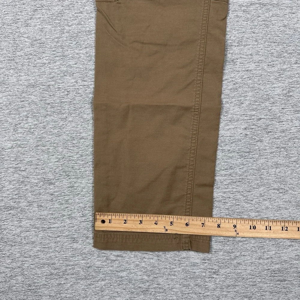 Roark Pants Mens 38 Brown Layover Traveler Everyday Zip Pockets Hiking Outdoors